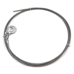 Warn 24889 Winch Cable & Hook 1/4" X 25 - 6,800 Lb