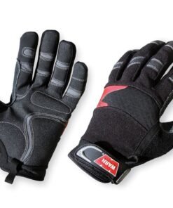 Warn 88895 XL Winch Gloves, Black