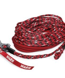 Warn 102558 Spydura Nightline 3/8" X 100ft (9.5mm X 30m) Synthetic Rope Assembly With Hook