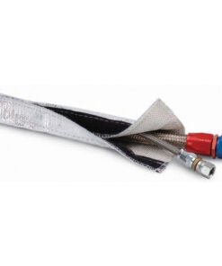 DEI Heat Shroud 1in I.D. x 3ft - Aluminized Sleeving-Hook and Loop Edge