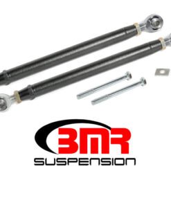BMR 16-17 6th Gen Camaro Rear Double Adj. Rod Ends Toe Rods - Black Hammertone