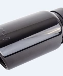 Go Rhino Exhaust Tip - Black Chrome - ID 3in x L 14in x OD 4in