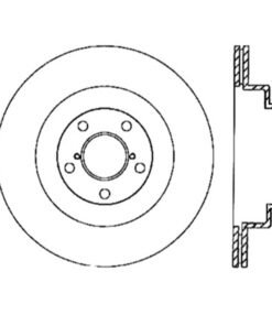StopTech Power Slot 06-07 WRX / 05-08 LGT Rear Right Slotted Rotor