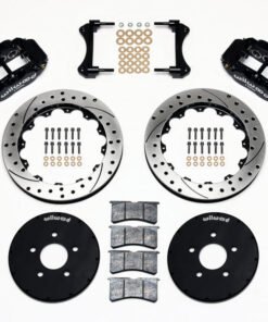 Wilwood Narrow Superlite 6R Front Hat Kit 12.88in Drilled 1994-2004 Mustang