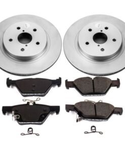 Power Stop 15-18 Subaru Legacy Rear Z17 Evolution Geomet Coated Brake Kit