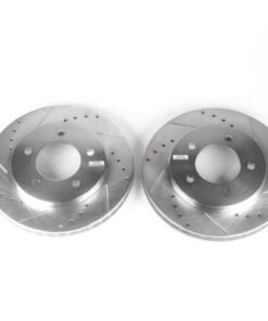 Power Stop 97-02 Ford Expedition Front Evolution Drilled & Slotted Rotors - Pair