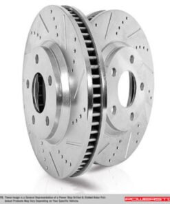 Power Stop 19-21 Subaru Forester Rear Evolution Drilled & Slotted Rotors - Pair