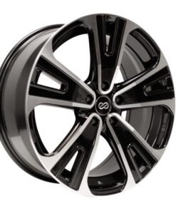 Enkei Universal SVX Truck & SUV 18x8 40mm Offset 5x114.3 Bolt 72.6mm Bore Black Machined Wheel