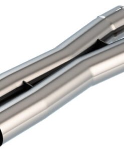 Borla 2.75in Universal X-Pipe 3.66in Inlet Centerline 4.05in Outlet Centerline 26.98in OAL