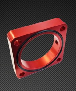Torque Solution Throttle Body Spacer 2013+ Subaru BRZ/Scion FR-S - Red