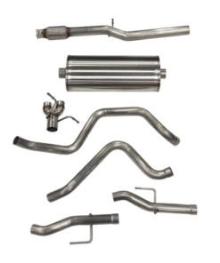 Corsa 2019+ Chevy Silverado 5.3L Crew Cab 3in Cat-Back Dual Rear Exit w/ Polished Tip