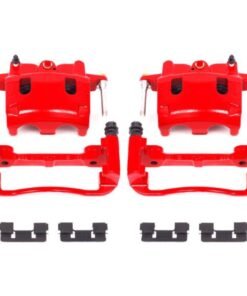 Power Stop 04-06 Infiniti QX56 Front Red Calipers w/Brackets - Pair
