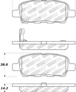 StopTech Street Touring 03-09 350Z Rear Brake Pads