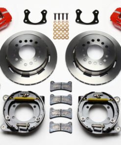 Wilwood Dynapro Low-Profile 11.00in P-Brake Kit - Red New Big Ford 2.50in Offset