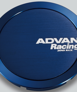 Advan 73mm Full Flat Centercap - Blue Anodized