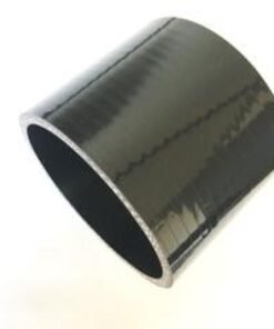 Ticon Industries 4-Ply Black 3.5in Straight Silicone Coupler