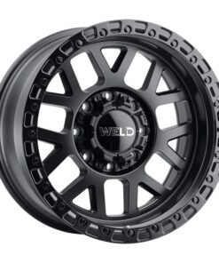 Weld W104 20X9 Cinch 6X135 6X139.7 ET00 BS5.00 Satin Black / Gloss Black 106.1