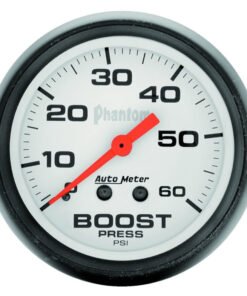 Autometer Phantom 52mm 0-60 PSI Mechanical Boost Gauge