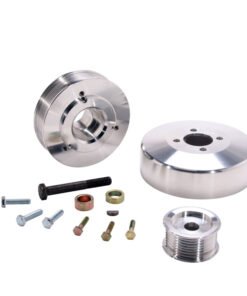 BBK 97-04 Ford F150 Expedition 4.6 5.4 Underdrive Pulley Kit - Lightweight CNC Billet Aluminum (3pc)