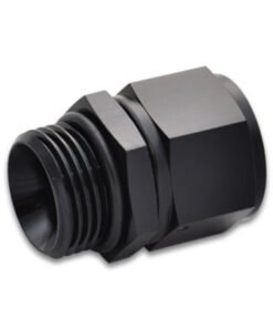 Vibrant -10AN Female to -10AN Male Straight Cut Adapter with O-Ring