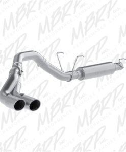 MBRP 14-16 Ram 2500/3500 6.4L 4in 409 SS Single Side Dual Outlet Cat Back Exhaust