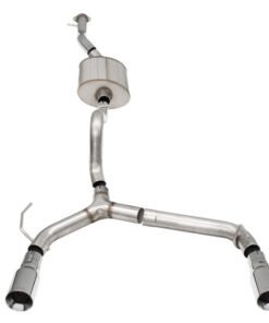 Corsa 21-22 Ford Bronco 2.7L Turbo 2.75in Cat-Back Single Exhaust w/ 4in Straight-Cut Polished Tips