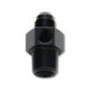 Vibrant -6AN Male to 3/8in NPT Male Union Adapter Fitting w/ 1/8in NPT Port