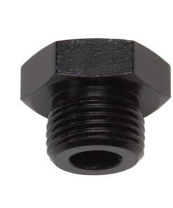 Russell Performance -6 AN Straight Thread Plug (Black)