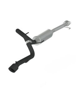 MBRP 10-18 Toyota 4 Runner BLK 4in O.D Tip Single Rear Exit 2.5in Cat Back Exhaust