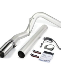 Banks Power 07-12 Dodge 6.7L SCLB-Mega Cab-SB Monster Exhaust Sys - SS Single Exhaust w/ Chrome Tip