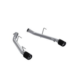 MBRP 05-10 Ford Mustang GT 4.6L T304 SS 2.5in Dual Axle-Back with CF Tips (Race Version)