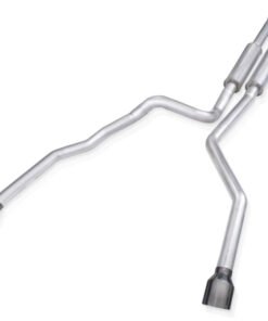 Stainless Works 2021 Ram TRX 6.2L Redline Catback w/ Black Chrome Tips