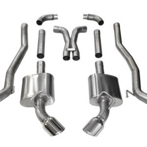Corsa 10-15 Chevrolet Camaro SS 6.2L V8 Manual Polished Xtreme 3in Cat-Back
