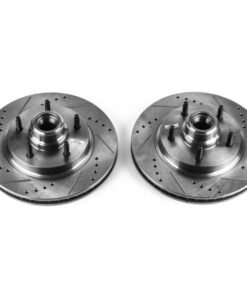 Power Stop 97-00 Ford F-150 Front Evolution Drilled & Slotted Rotors - Pair