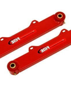BMR 10-15 5th Gen Camaro Rear Non-Adj. Toe Rods (Polyurethane) - Red