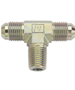 Fragola -3AN Tee 1/8 NPT On Side - Steel