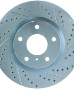 StopTech Select Sport Nissan Slotted and Drilled Left Front Rotor
