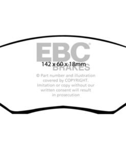 EBC 80-83 Chrysler Cordoba 3.7 Yellowstuff Front Brake Pads
