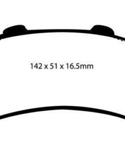 EBC 03-05 Chevrolet Astro Van 2WD Greenstuff Rear Brake Pads