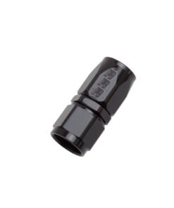 Russell Performance -8 AN Black Straight Full Flow Hose End