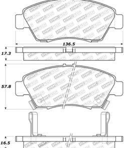 StopTech Street Touring 02-06 Acura RSX Type S / 93-95 Civic Coupe / 04-05 Civic Si