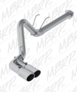 MBRP 17-19 Ford F250/350/450 6.4 L Filter Back Single Side Dual Exit Exhaust System