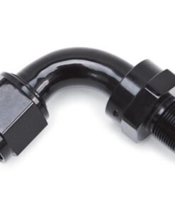 Russell Performance -6 AN 90 Degree Hose End Without Socket - Black