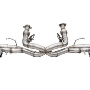 Corsa 2020 Corvette C8 3in Xtreme Cat-Back Exhaust 4.5in Pol Quad Tips - Deletes stock AFM Valve