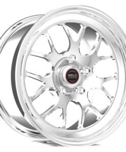 Weld S77 17x10 / 5x4.5in BP / 7.8in. BS / 58mm O/S Polished Center Wheel - Single Beadlock