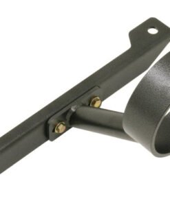 BMR 05-10 S197 Mustang Front Driveshaft Safety Loop - Black Hammertone