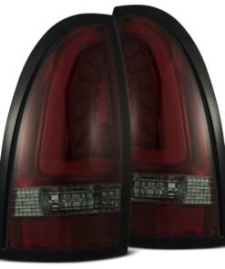 AlphaRex 05-15 Toyota Tacoma PRO-Series LED Tail Lights Red Smoke