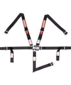 RaceQuip Black JR. L & L 5pt Harness