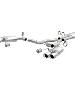 MagnaFlow SYS Cat-Back 2018 Ford Mustang GT 5.0L Street Dual Exit Polished 4in Tips