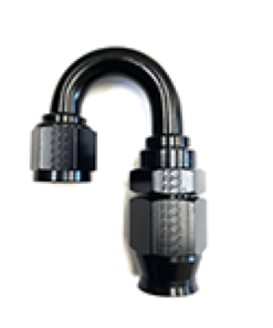 Fragola -10AN Race-Rite Reusable PTFE Hose End 180 Degree